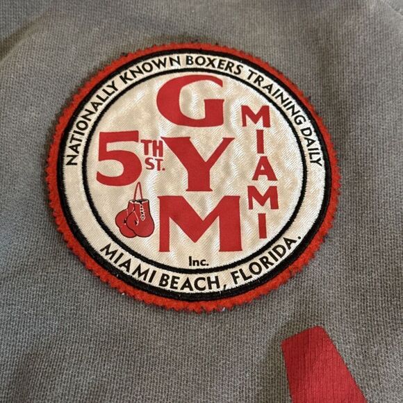 Cassius Clay Roots Of Fight Muhammad Ali Hoodie Mens Size Large Sweatshirt - Picture 3 of 5